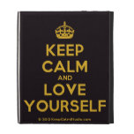 [Crown] keep calm and love yourself  iPad Cases
