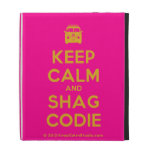 [Campervan] keep calm and shag codie  iPad Cases