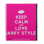 [Two hearts] keep calm and love harry styles  iPad Cases