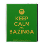 [Smile] keep calm and bazinga  iPad Cases