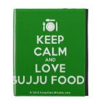 [Cutlery and plate] keep calm and love gujju food!!  iPad Cases