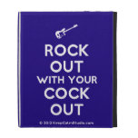 [Electric guitar] rock out with your cock out  iPad Cases