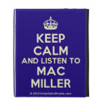 [Crown] keep calm and listen to mac miller  iPad Cases
