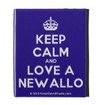 [Crown] keep calm and love a newallo  iPad Cases