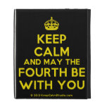 [Crown] keep calm and may the fourth be with you  iPad Cases