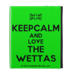 [UK Flag] keepcalm and love the wettas  iPad Cases
