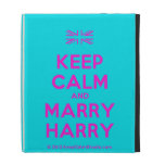 [UK Flag] keep calm and marry harry  iPad Cases