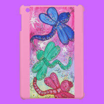 iPad Mini Case - Dragonflies Evoking Joy ipad mini cases