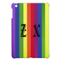 iPad Mini Case - Monogram Rainbow