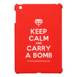 [Crown upside down] keep calm and carry a bomb  iPad Mini Cases