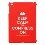 [Two hearts] keep calm and compress on  iPad Mini Cases