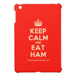 [Crown] keep calm and eat ham  iPad Mini Cases