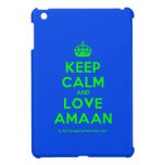 [Crown] keep calm and love amaan  iPad Mini Cases
