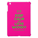 [UK Flag] keep calm and love woody  iPad Mini Cases