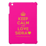 [Crown] keep calm and love sidra [Love heart]  iPad Mini Cases
