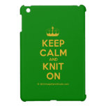 [Knitting crown] keep calm and knit on  iPad Mini Cases