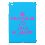 [Crown] keep calm and love❤ jack williams!  iPad Mini Cases