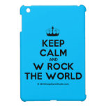 [Knitting crown] keep calm and w rock the world  iPad Mini Cases