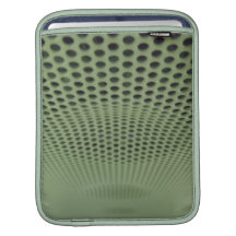 iPad rickshaw sleeve green spot dot cute nice iPad Sleeve