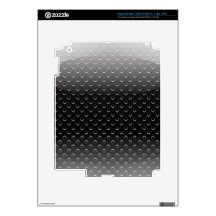 iPad Skin glossy metal grid