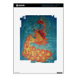 Ipad Skin: Peacock Silk Painting skins