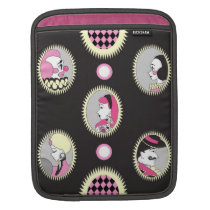 iPad sleeve Circus Cameo print