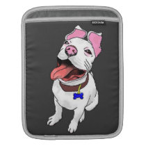 iPad sleeve Pixellated Pit Bull Puppy