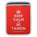[Crown] keep calm and be tamzin  iPad Sleeves