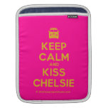 [Campervan] keep calm and kiss chelsie  iPad Sleeves