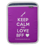 [Skateboard] keep calm and love bff [Love heart]  iPad Sleeves