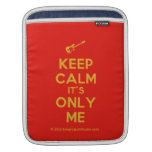 [Electric guitar] keep calm it's only me  iPad Sleeves