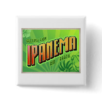IPANEMA PINBACK BUTTON