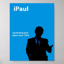 iPaul blue flyer Posters