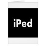 iPed Greeting Cards