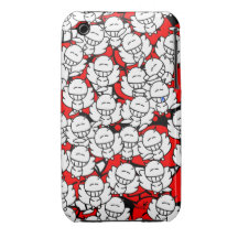 Iphone3 - Alien Snowboards Angel - red Case-Mate iPhone 3 Cases