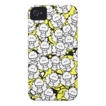 Iphone4 - Alien Snowboards Angel -Yellow iPhone 4 Case-Mate Case