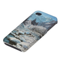 iPhone4 Case -  Blue Winter Cases For iPhone 4