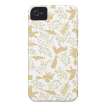 iPhone4 Case-Mate Extinct Animal Crackers iPhone 4 Case-Mate Cases