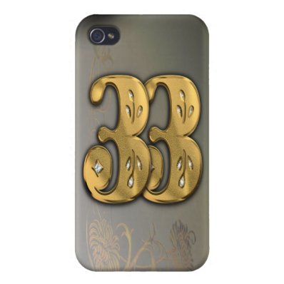 iPhone4 Victorian Gold Number 33 Speck Case iPhone 4 Covers