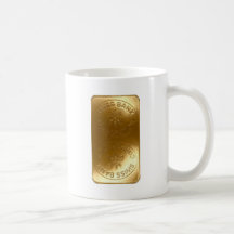 iPhone5 Swiss Bank Gold Bar case Coffee Mugs