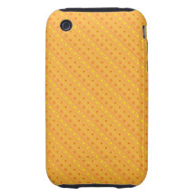iPhone 3G/3GS Case Hot Polka Dot Yellow iPhone 3 Tough Cases