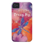 iPhone 4 Case Dream Big Dragonfly