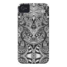 iPhone 4 Case Floral abstract background