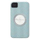 IPhone 4 - Chevron Pattern Modern Stripe Zig Zag Case-Mate iPhone 4 Cases