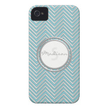 IPhone 4 - Chevron Pattern Modern Stripe Zig Zag Case-Mate iPhone 4 Cases
