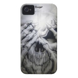 Iphone 4 ID - Peek-a-BOO Skull iPhone 4 Case-Mate Case