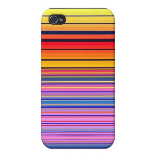 iPhone 4 Matte Finish Case Rainbow Sunset
