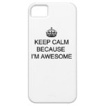 iPhone 5/5S, Keep Calm Awesome iPhone SE/5/5s Case