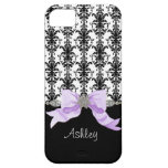 IPhone 5 Bow Floral Leaf Damask Ribbon Jewels Name iPhone 5 Covers