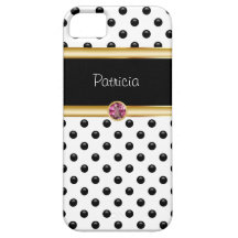 iPhone 5 Case Jeweled Monogram